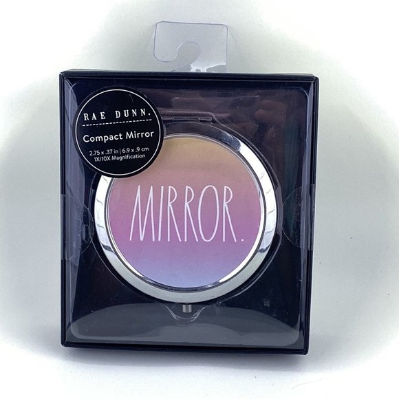 Rae Dunn Pink Gradient Mirror Compact Mirror - Picture 1 of 2
